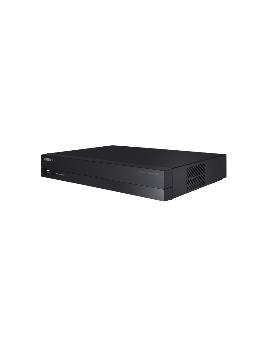 WISENET SAMSUNG XRN-420S - Rejestrator 4-kanałowy NVR, 2x HDD, PoE