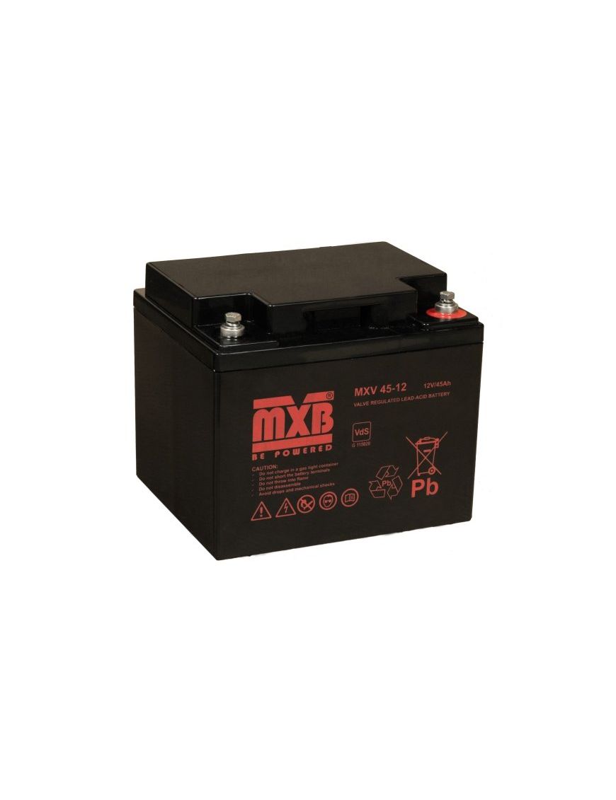 MERAWEX MXV 45-12 - Akumulator 12V/45Ah, certyfikat VdS