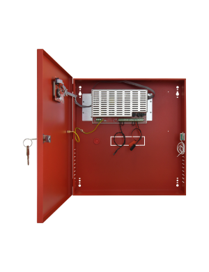 PULSAR EN54C-3A17LCD - Zasilacz do systemów przeciwpożarowych z wyświetlaczem LCD, EN54C 27.6V/3A/2x17Ah