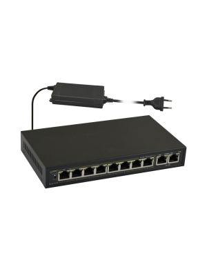 PULSAR S108-90W - Switch 10-portowy do 8 kamer IP
