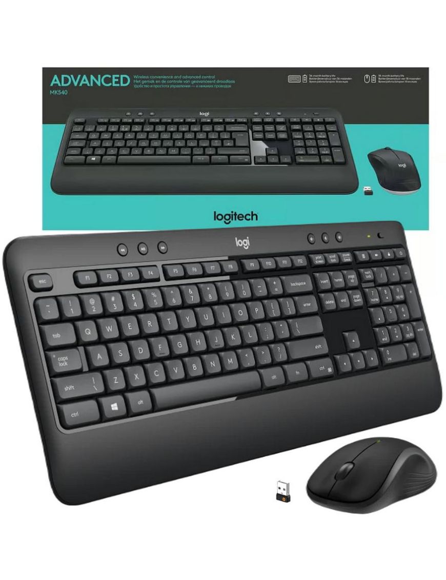 Zestaw bezprzewodowy Logitech MK540 Czarny