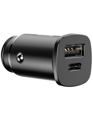 ŁADOWARKA SAMOCHODOWA Baseus Square CCALL-AS01 30W 5A 1x USB-A 1x USB-C QC 4.0+