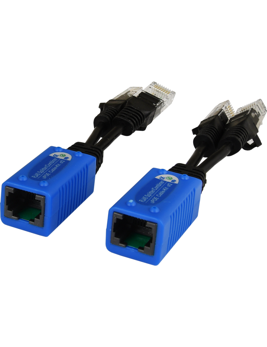 PULSAR P-POE2 - Splitter 2xRJ45 (wtyk) - 1xRJ45 (gniazdo)