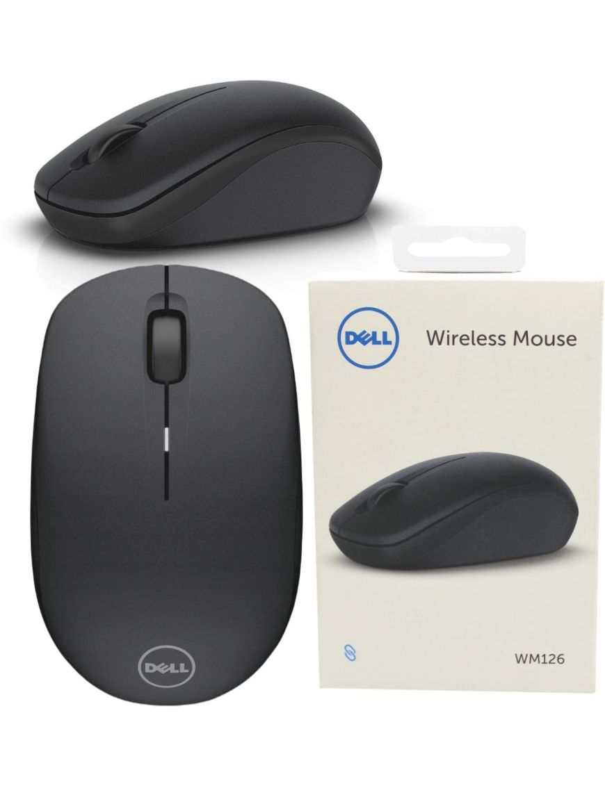 Mysz Dell WM126 Wireless Optical Mouse (Czarny)