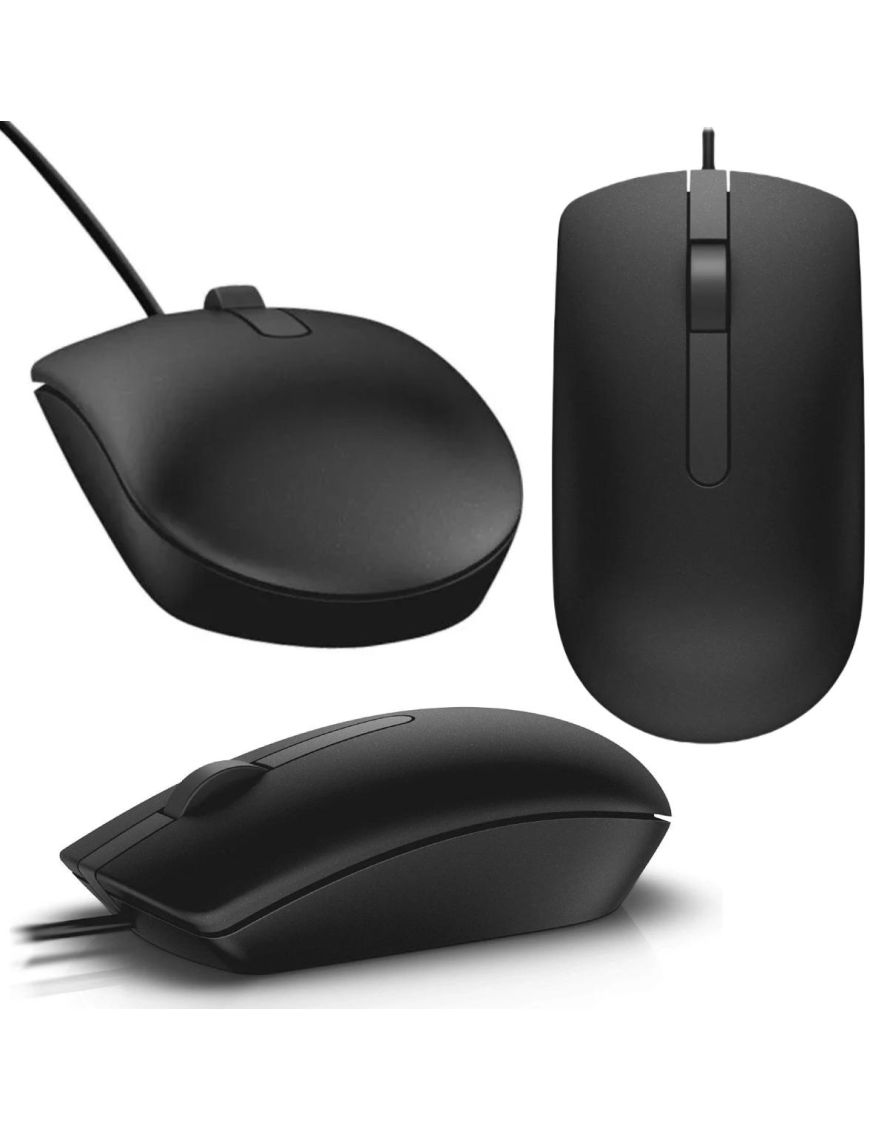 Mysz Dell MS116 Wired Optical Mouse Czarny