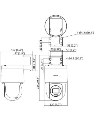 Kamera IP Hilook by Hikvision obrotowa PTZ 2MP PTZ-N2MP