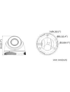 Kamera IP Hilook by Hikvision kopułka 2MP IPCAM-T2 2.8mm