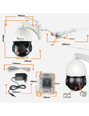 Kamera IP ORLLO Z18 obrotowa zewnętrzna SIM 4MP