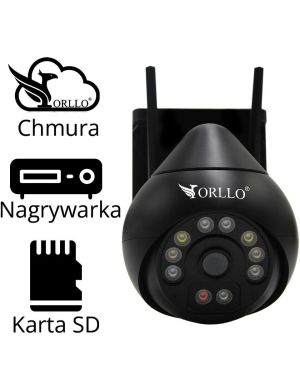 Kamera IP Orllo Z8 Pro WiFi Zewnętrzna Obrotowa Night Color 4MP