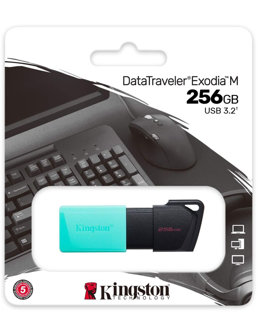 Pendrive Kingston Data Traveler Exodia M 256GB USB3.2 Gen1